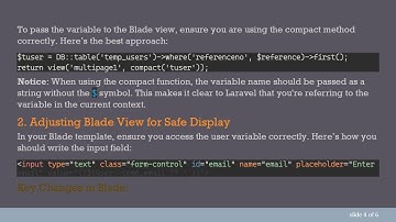 How to Fix Undefined Variable Errors in Laravel 7: A Guide to Passing Data to Blade Views