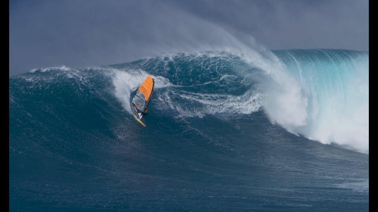Windsurfing at Jaws Ricardo Campello YouTube