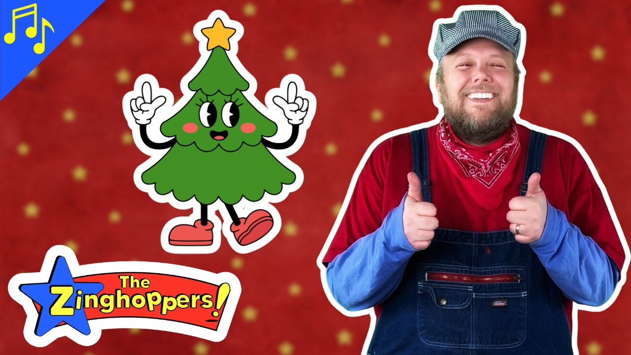 Dancing Like A Christmas Tree | Preschool Kids Christmas Sing Along ...
