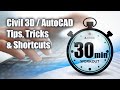 30 civil 3d  autocad tips  tricks in 30 minutes
