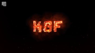 🔥 K.G.F Chapter 2 Title Animation in kinemaster I Kinemaster Tutorial