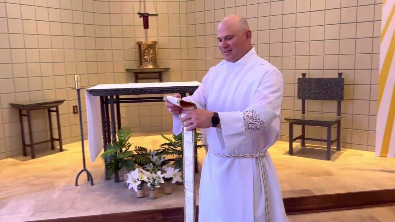 Deacon vestments with Deacon Zav!