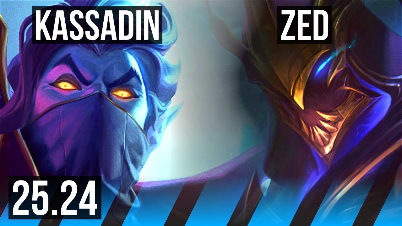 KASSADIN vs ZED (MID) | Perfect KDA: 19/0/6 | EUW Master | 25.24