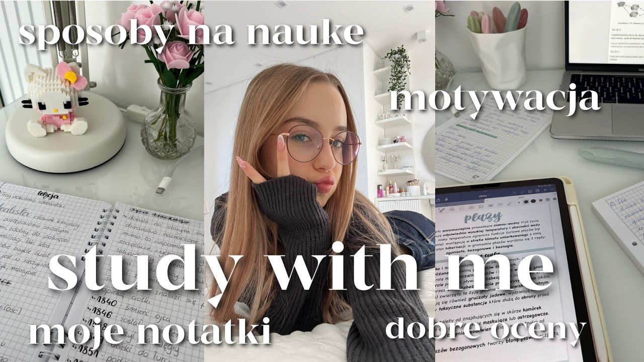 STUDY WITH ME 📚 moje notatki, skąd mam motywację, sposoby na naukę