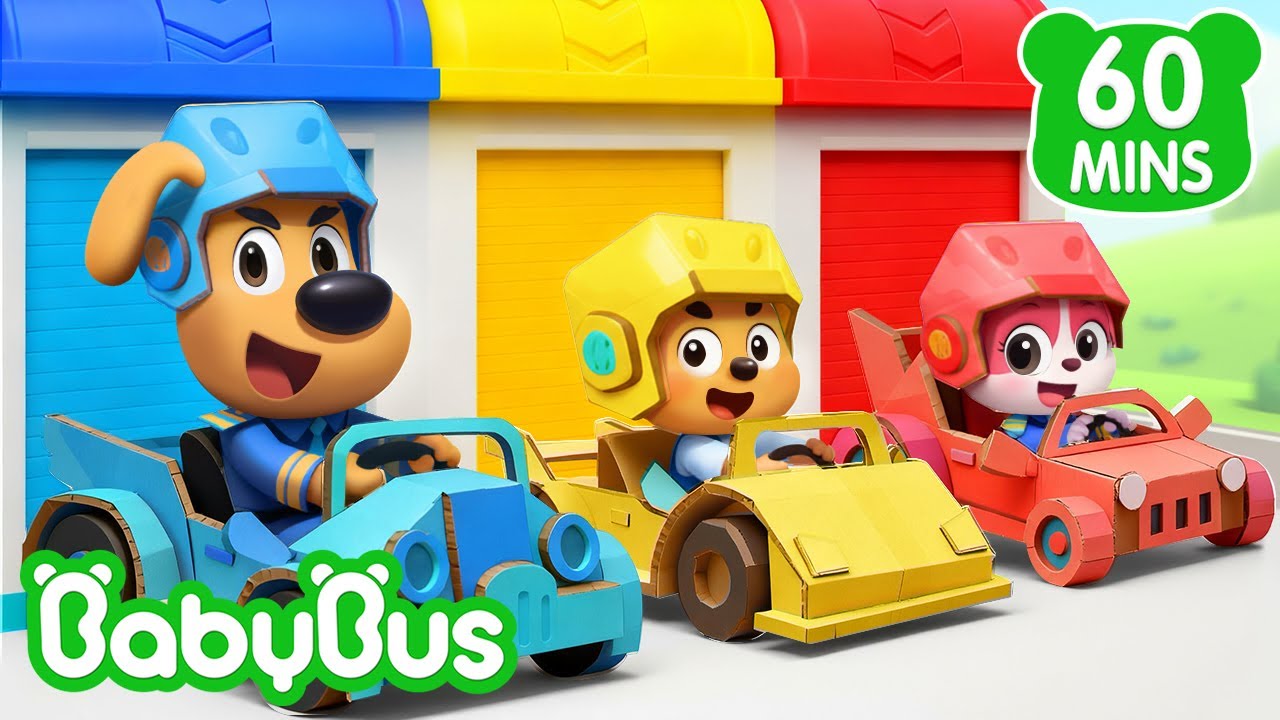 Autódromo de Papelão | Desenhos Animados | Desenhos Infantis | Detetive Labrador | BabyBus