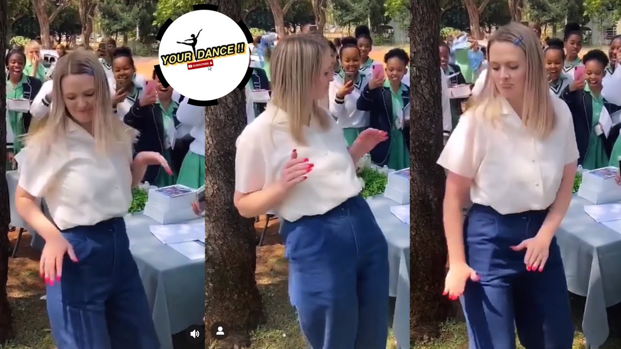 White South African teacher goes viral because of her Amapiano dance moves