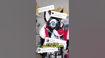 Washing a vinyl fursuit #fursuitmaker #furry #costume