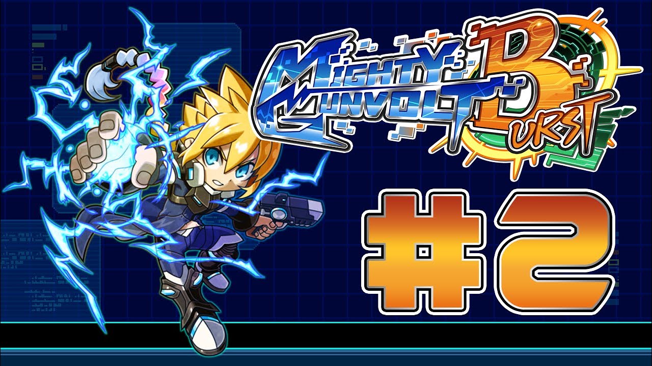 mighty gunvolt burst sprites