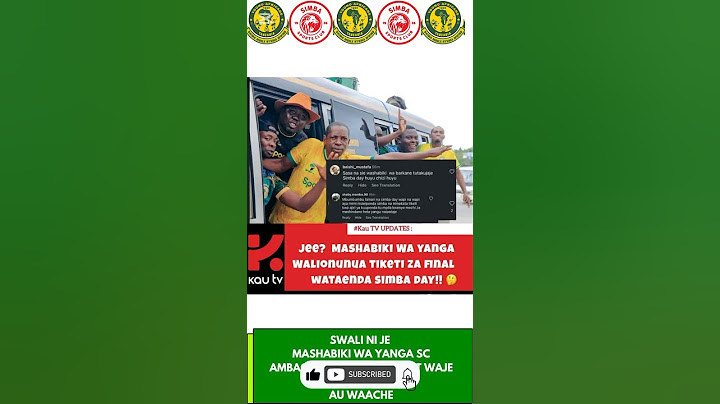 MASHABIKI YANGA SC WATAENDA SIKU YA SIMBA DAY #simbasctanzania #simbasclive #nbcpremierleague