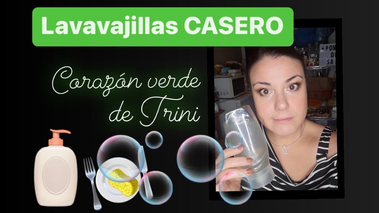 FAIRITRINI lavalozas biodegradable de corazón verde💚