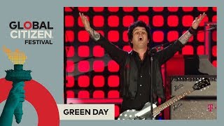 Green Day Perform 'Boulevard of Broken Dreams' | Global Citizen Festival NYC 2017 chords