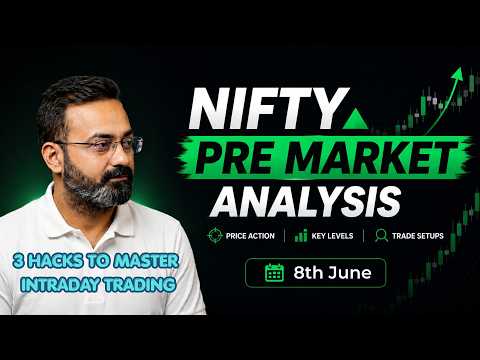 Nifty Pre Market Analysis for 08-06-2026 #nifty #trading