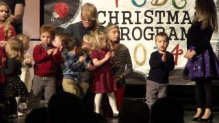 Luke at 2014 Fingerprints Christmas program.