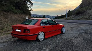 BMW E36 320i TURBO POV / Mountain drifting / Mountain walk / pure sound
