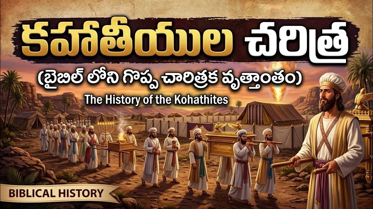 కహాతీయుల చరిత్ర ౹ కహాతీయులు - దేవుడు వారికిచ్చిన ఆశీర్వాదాలు ౹ Kohathites in Bible #vijayarajugolla