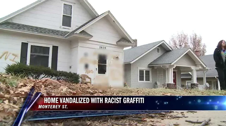 Home vandalized with racist graffiti