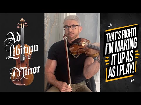 Solo Violin - Ad libitum in D Minor - Emotional Violin Improvisation Performance Yet Again! #violin