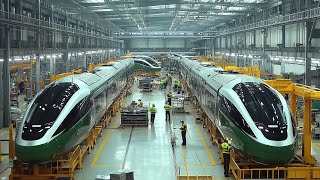 The Incredible Engineering Behind How Bullet Trains Are Made to Reach Top Speed!