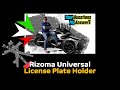Spyder F3 with no Fender and Universal License plate holder