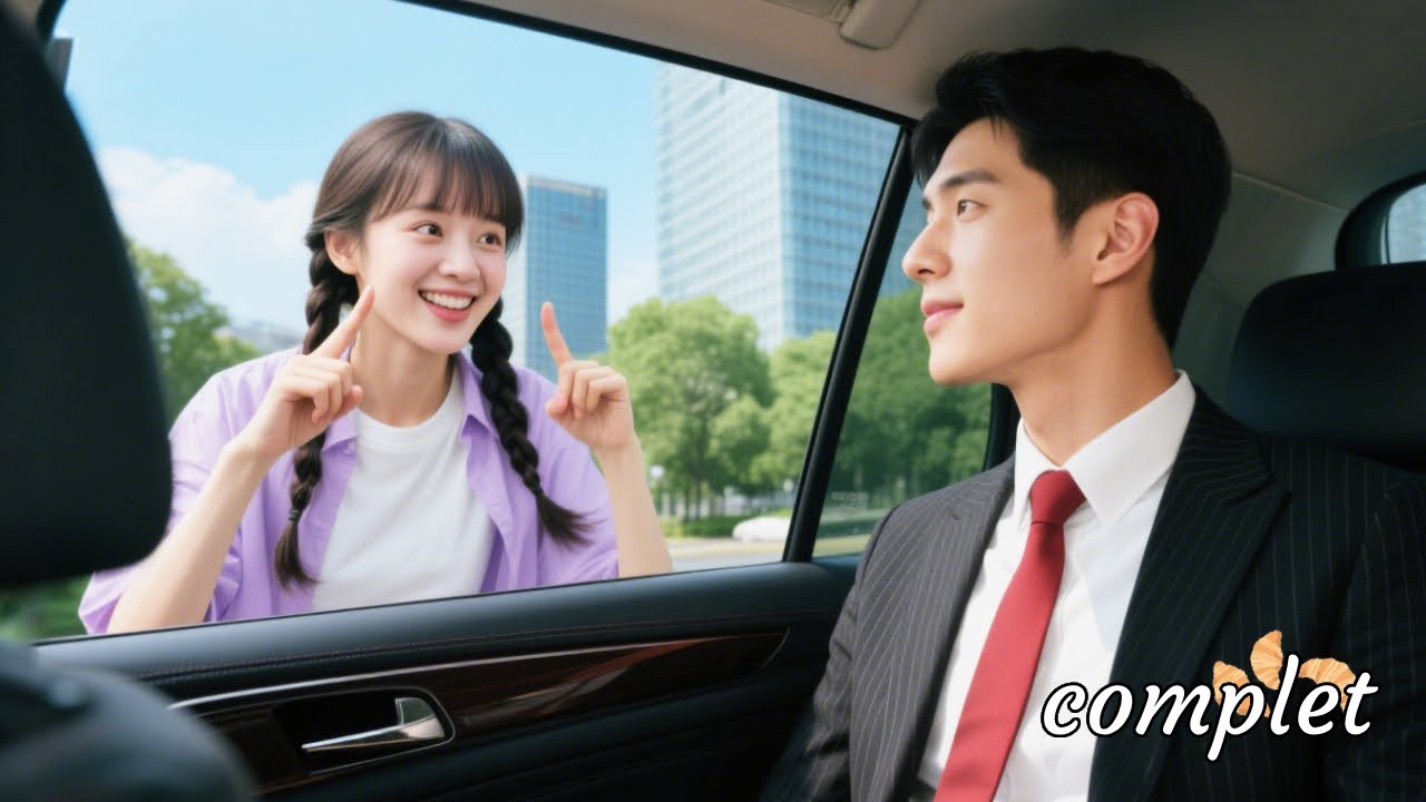 La fille s’exerçait à sourire à la vitre…Ignorant que le CEO l’observait et tombait sous son charme!