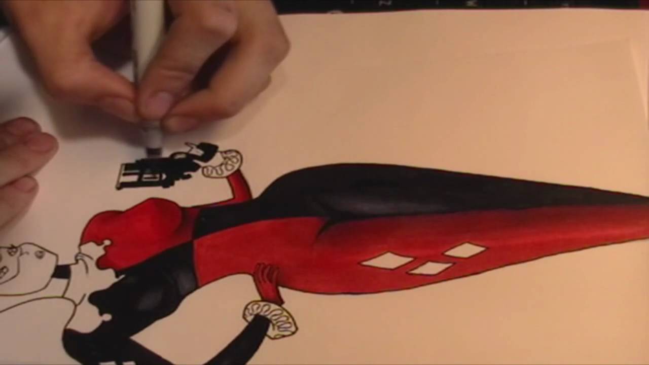 black mirror season 5 Drawing Harley Quinn With Copics