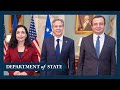 Secretary Blinken meets with Kosovo President Vjosa Osmani and Kosovo Prime Minister Albin Kurti