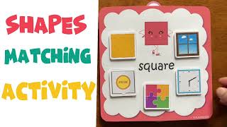 Shapes Matching Activity, Learn Shapes, Shapes Picture Sorting, Preschool, PreK, Montessori, BusyBag screenshot 5