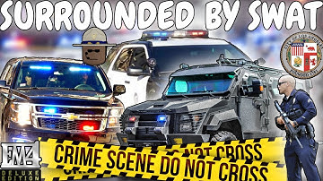 LAPD SWAT SURROUNDING BUILDING!! EM 4 LA mod