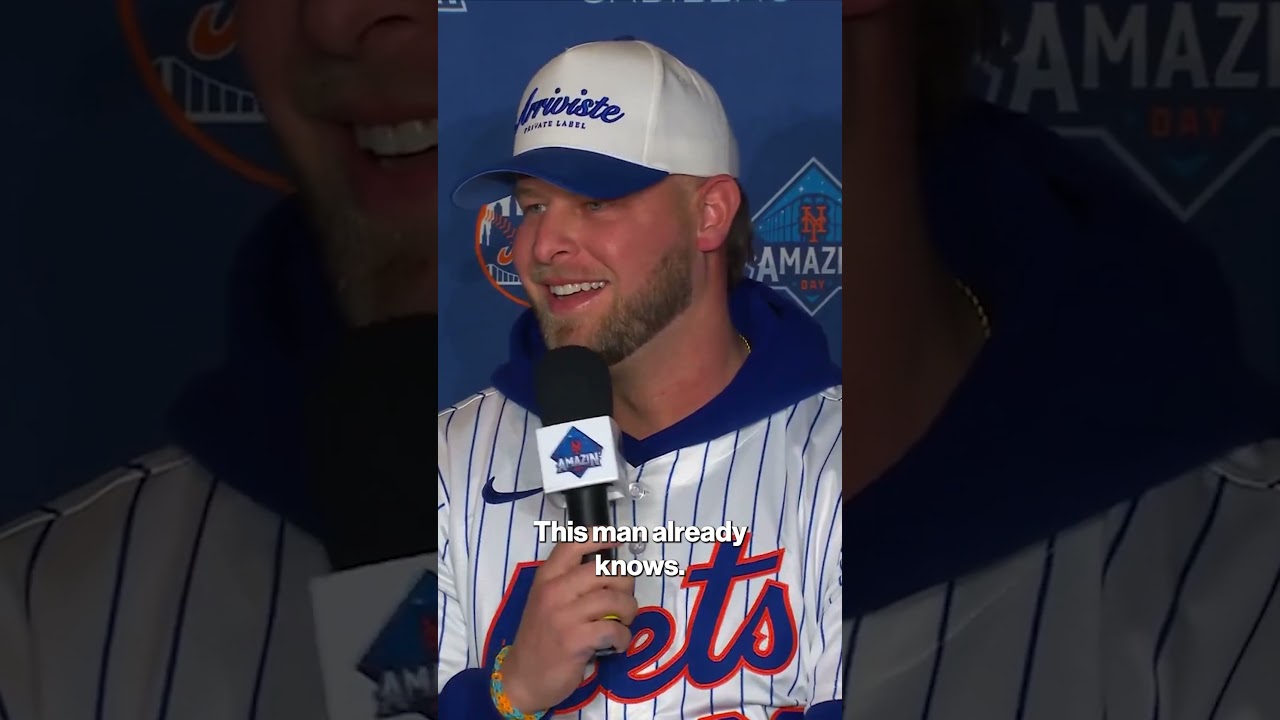 AJ Minter hasn't even thrown a pitch for the Mets yet and he's already throwing shots 🤔 