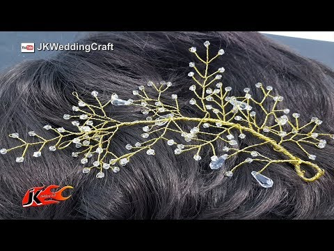 Diy Hair Accessories for Wedding | JK Wedding Craft 173