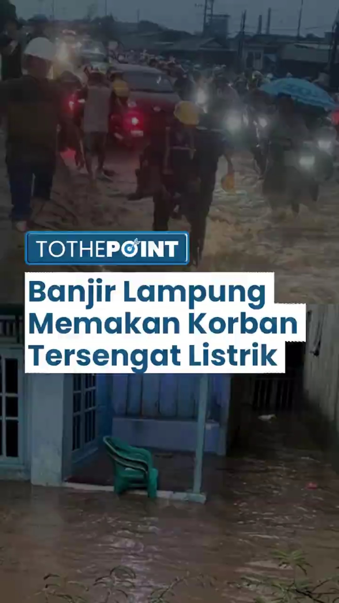 Banjir Lampung Memakan Korban Jiwa, Suhendi Tersengat Tiang Listrik Saat Membantu Evakuasi Barang