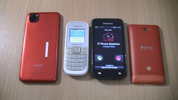 HONOR 9S+HTC 8S+Incoming call & Outgoing call at the Same Time  Samsung Galaxy S+Samsung  1200M