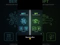 BERT vs GPT #computerscience #aicomparison #geminiai #claude #gpt4 #bert