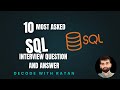 Top 10 SQL Interview Question