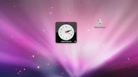 How to have Dashboard-widgets on your desktop.