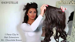 HOW TO : 1 Piece Clip In Hair Extension By Krystellie