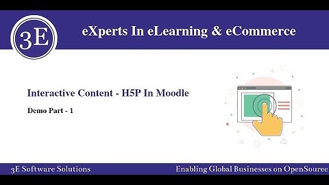 Interactive Content - H5P In Moodle - How H5P Plugin Works in an LMS I Demo Part 1