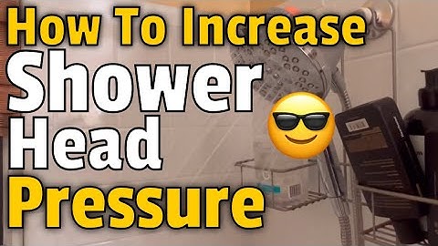 Hoe de waterdruk van de douchekop te verhogen - Lage waterdruk van de douchekop