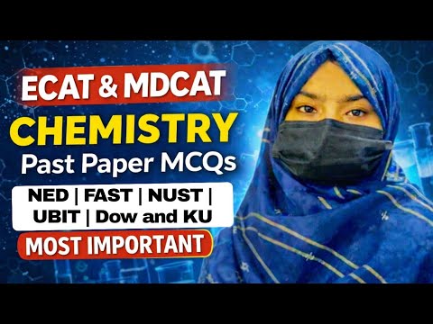 ECAT & MDCAT Chemistry Past paper MCQs | Most Important - YouTube