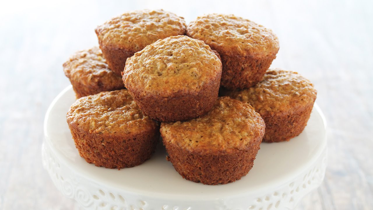 How to Make Coconut Oil Bran Muffins - YouTube