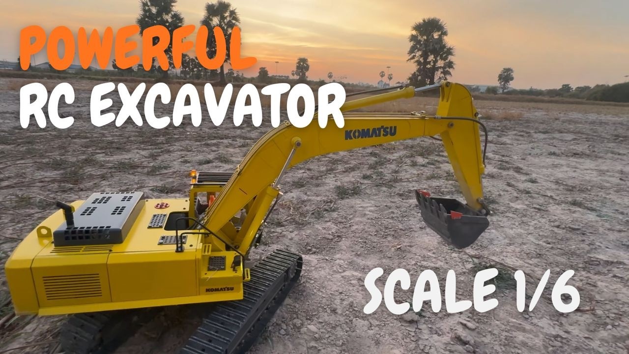 Testing Powerful New RC Excavator Scale1/6 | RC Truck Lab