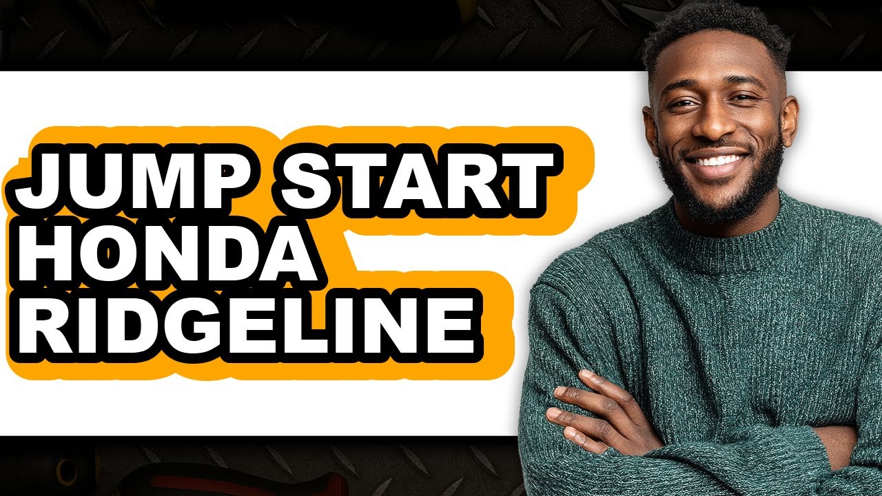 How To Jump Start Honda Ridgeline - Step By Step - YouTube