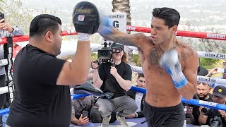 RYAN GARCIA WORKOUT FOR GERVONTA DAVIS! • DAVIS VS GARCIA