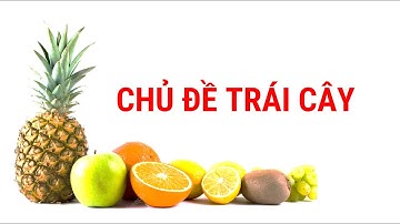 Glenn doman Flashcards - Chủ đề trái cây