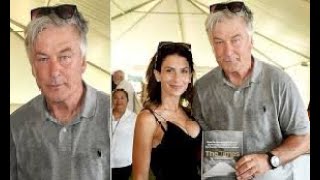 Alec Baldwin and VERY busty wife Hilaria attend charity event in The Hamptons