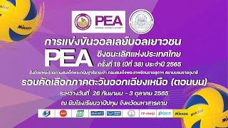 ร.ร.บรบือ - ร.ร.เมืองพลพิทยาคม/ชาย/รอบสอง/วอลเลย์บอล PEA 2565 (ภาคอีสานตอนบน)