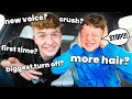 Asking Little Brother Puberty Questions **Very AWKWARD**