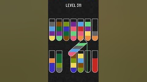 Water Sort Puzzle Level 311 Walkthrough Solution Android/iOS 💦