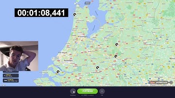 Geoguessr World Record Netherlands - 1:07 (-11 SEC) | Official Netherlands 25k Speedrun