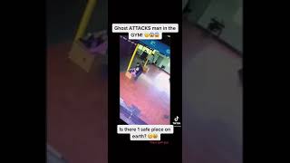 GHOST ATTACKS MAN in GYM! #shorts